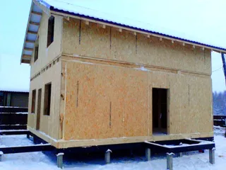 Custom-design house, Patrikeevo village: finished building
