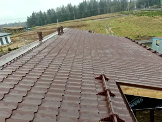 Custom-design house, Moscow Region: roofing
