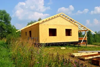 House based on the “Magnoliya” design, Vladimir Region: wall assembly