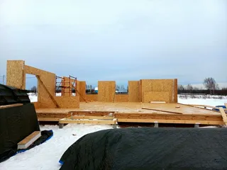 Özel projeye göre 149 m² ev, Kostroma: duvar montajı
