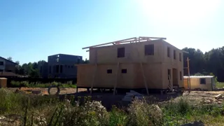 Özel projeli ev, Bolshie Zherebtsy köyü: ikinci kat ve çatı katı