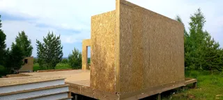 Özel projeye göre 62 m² ev, Senkino köyü: duvar montajı