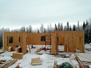 Özel projeli ev, Murmansk: duvar montajı