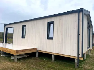 Haus nach Projekt „Barnhouse 45“, Gebiet Iwanowo: Fertiges Haus
