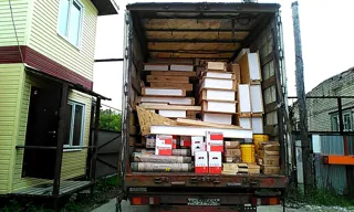 Garage, “Solo + garage” design, Belgorod Region: house kit delivery