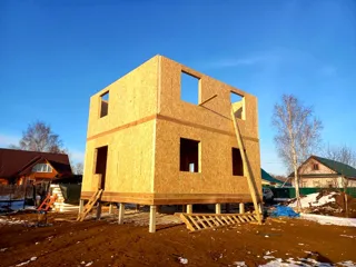 85 m² house, custom design, Rybinsk: second floor and attic floor