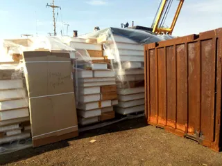 House built to a custom design, Arkhangelsk Region: house kit delivery