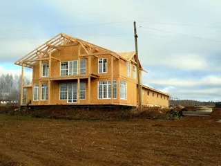 Haus nach Projekt „Barskoe pomeste“, Gebiet Kostroma: Fertiges Haus