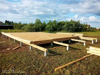 Haus nach Projekt „Barnhouse 84.2“, Dorf Ivantsevo: SIP-Boden auf Höhe 0