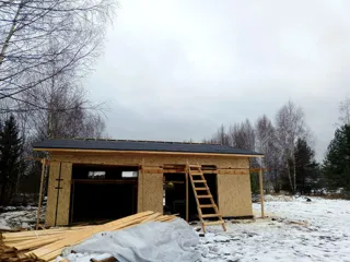Garage 2 m² nach individuellem Entwurf, Region Twer: Dach