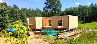 Haus 102 m², Projekt „Randevu - E2.8“, Dorf Ankudinovo: Wandmontage