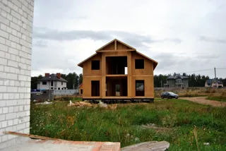Haus nach Projekt „Sokol - 2“, Dorf Krivtsovo: Fertiges Haus