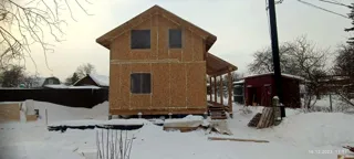 74 m² ev, özel proje, “Jeleznodorojnik” SNT: tamamlanmış ev