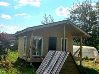30 m² house, “Nezhnost 4” design, Yaroslavl Region: finished house