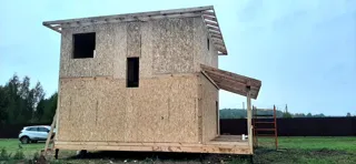 Haus 115 m², individuelles Projekt, Dorf Golovino: Obergeschoss und Dachgeschoss