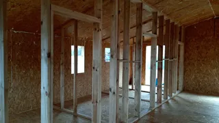 Haus nach Projekt „Barnhouse 76.1“, Gebiet Iwanowo: Innenwände