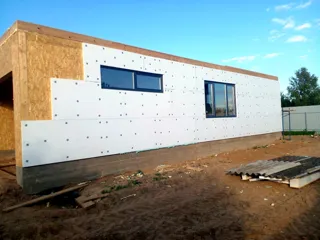 Haus 224 m² nach individuellem Projekt, Dorf Borovikovo: Fassadenverkleidung