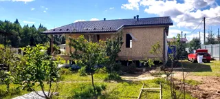 Haus nach individuellem Entwurf, Dorf Kudrino: fertiges Gebäude
