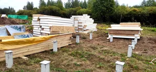 51 m² özel projeli ev, Paneevo köyü: ev kitinin teslimatı