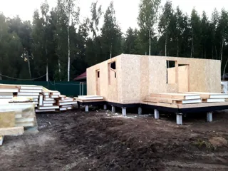 House based on the “Dilizhans” design, Moscow Region: wall assembly