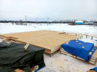 Özel projeye göre 149 m² ev, Kostroma: 0 kotunda SIP panel zemin