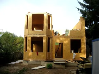 Haus nach individuellem Entwurf, Gebiet Moskau: Wandmontage