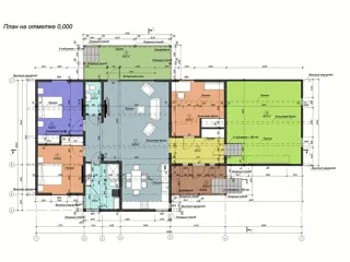 “Medvejonok” projesine göre ev, İvanovo bölgesi: proje planı