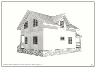 Özel projeye göre 148 m² ev, Ivanovo: proje görselleştirmesi