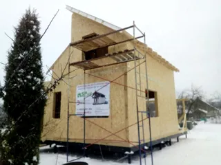 Haus nach Projekt „Wdochnowenie“, Wyksa: Geschossdecke und Dachgeschoss