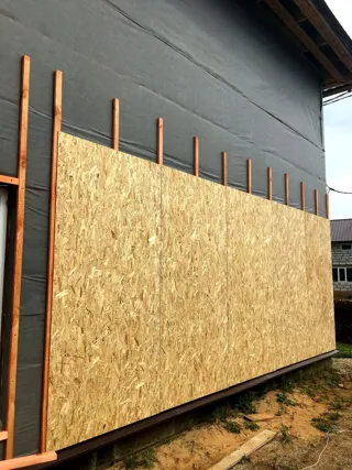Haus nach individuellem Projekt, Kostroma: Fassadenverkleidung