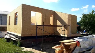 Haus nach individuellem Entwurf, Dorf Novo-Talitsy: Wandmontage