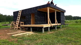Haus nach individuellem Projekt, Gebiet Moskau: Fassadenverkleidung