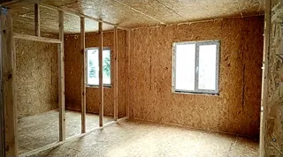 Haus nach Projekt „William 192“, Dorf Timonovo: Innenwände