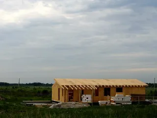 Haus nach Projekt „Gala“, Gebiet Iwanowo: Dach