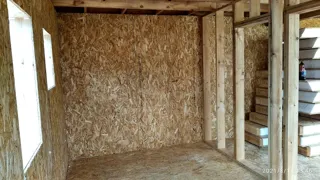 75 m² ev, “Barnhouse Otrazhenie” projesi, Beloostrov kasabası: iç bölme duvarlar