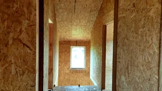 House, “Yessentuki 8x8” design, Berkino village: interior partitions