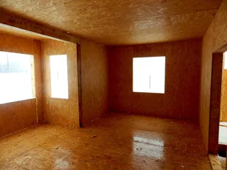House, “Forvard” design, Olimpiyskaya settlement village: interior partitions