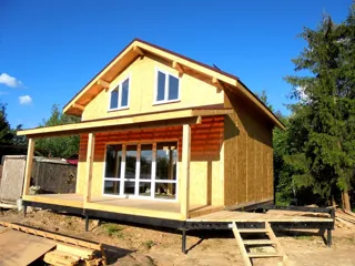 House based on the “Briz” design, Ivanovo Region: completed house