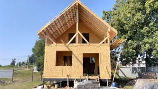 Haus nach Projekt „Sarja“, Kazan: Dach