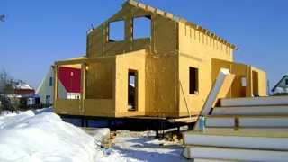 Haus nach Projekt „in der Stadt“, Krasnogorsk: Wandmontage