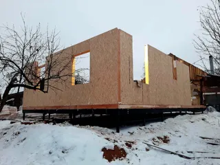 Custom-design house, Kostroma: wall assembly