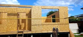Haus 112,5 m² nach individuellem Projekt, Ivanovo: Wandmontage