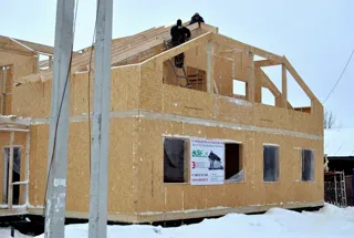 Haus nach Projekt „Townhouse - 1“, Ivanovo: Obergeschoss und Dachgeschoss