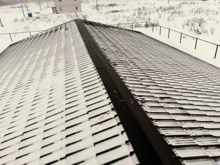 Haus nach Projekt „Chalet 76.3“, Siedlung Parkovo: Dach