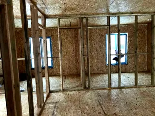 Haus 60 m² nach individuellem Projekt, Dorf Slobodka Sergiev: Trennwände