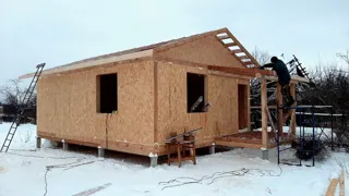 House based on the “Slavyanskiy Skit” design, Kadnikovo village: completed house