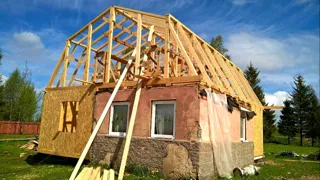 Haus nach individuellem Entwurf, Dorf Aksenovo: Dach