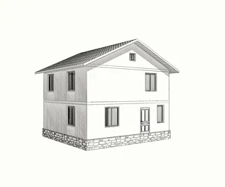Özel projeli ev, Obninsk: proje görselleştirmesi
