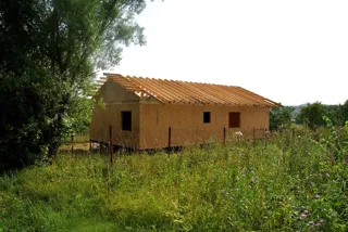 House based on the “Magnoliya” design, Vladimir Region: wall assembly