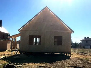 House based on the “Votchina” design, Gubachevo village: completed house